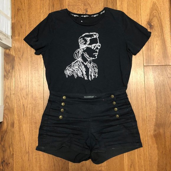 Karl Lagerfeld Tops - *HOST PICK* Karl Lagerfeld Embroidered Womens Tee